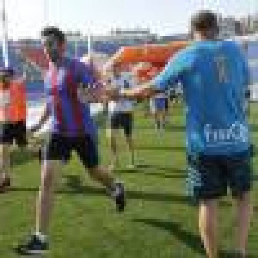 Búscate en la llegada al Estadio de la Volta a Peu del Levante UD