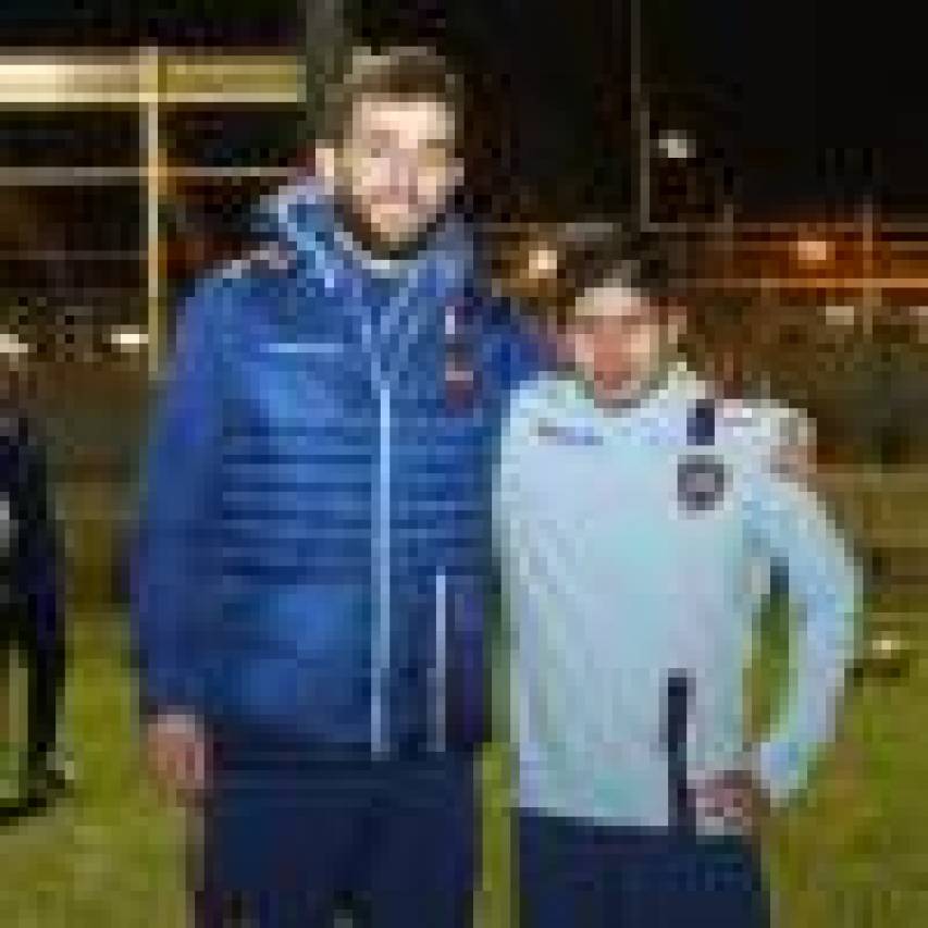 Pablo Andújar y Javier Martínez disfrutan de un entrenamiento muy especial con Levante UD EDI