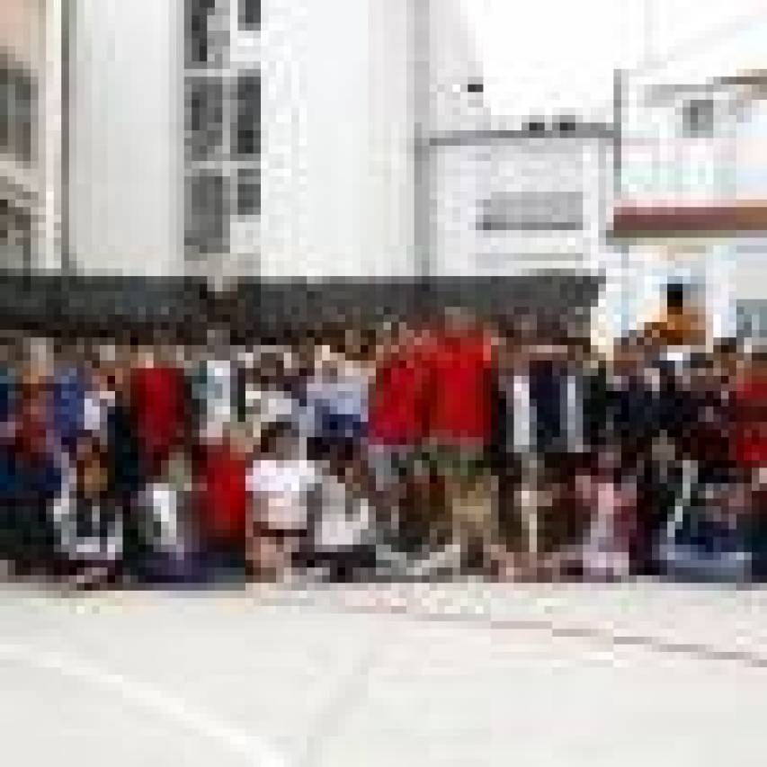 David Casinos y Mónica Merenciano visitan el CEIP San Juan de la Ribera