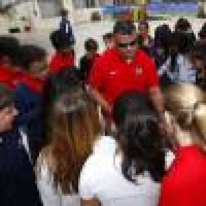 David Casinos y Mónica Merenciano visitan el CEIP San Juan de la Ribera