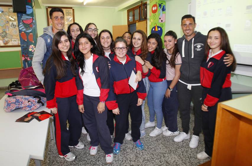 Pedro López y Mariño visitan el colegio Nuestra Señora de Fátima