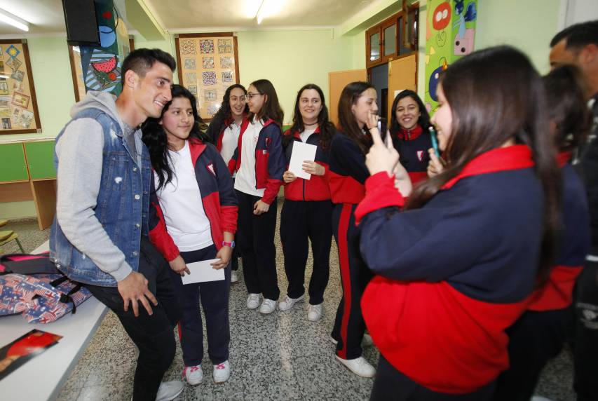 Pedro López y Mariño visitan el colegio Nuestra Señora de Fátima