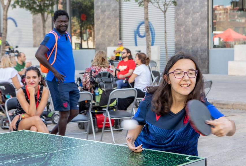 Las imágenes de Levante UD EDI y Di_Capacidad en la Feria Activa't