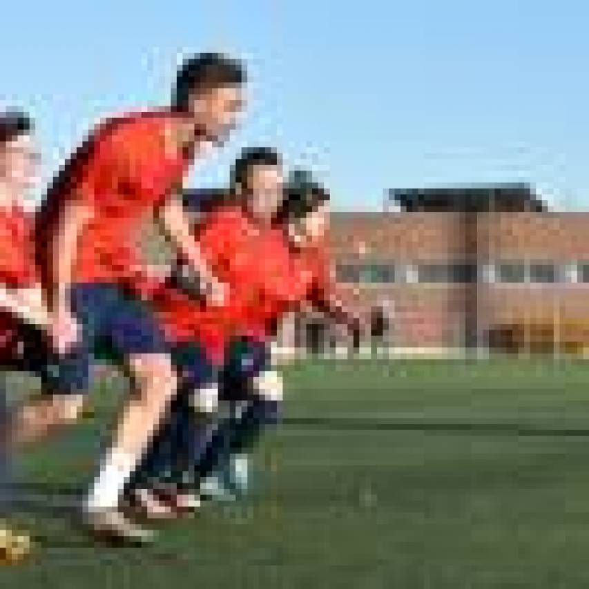 El Juvenil disfruta de una jornada de inclusión con un entrenamiento junto a Levante UD EDI