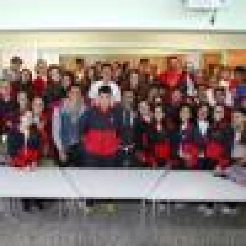 Pedro López y Mariño visitan el colegio Nuestra Señora de Fátima