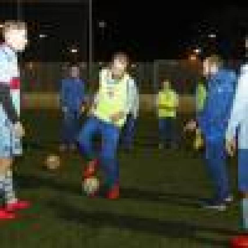 Pablo Andújar y Javier Martínez disfrutan de un entrenamiento muy especial con Levante UD EDI