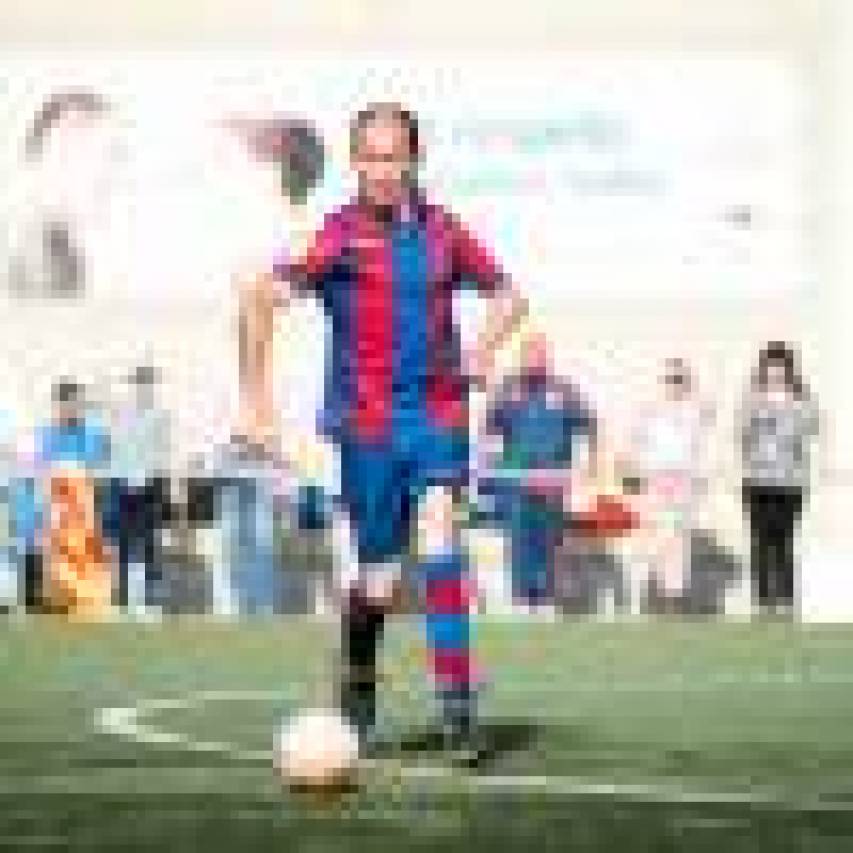 No te pierdas las mejores imágenes del estreno de la sección de fútbol paralímpico del Levante UD