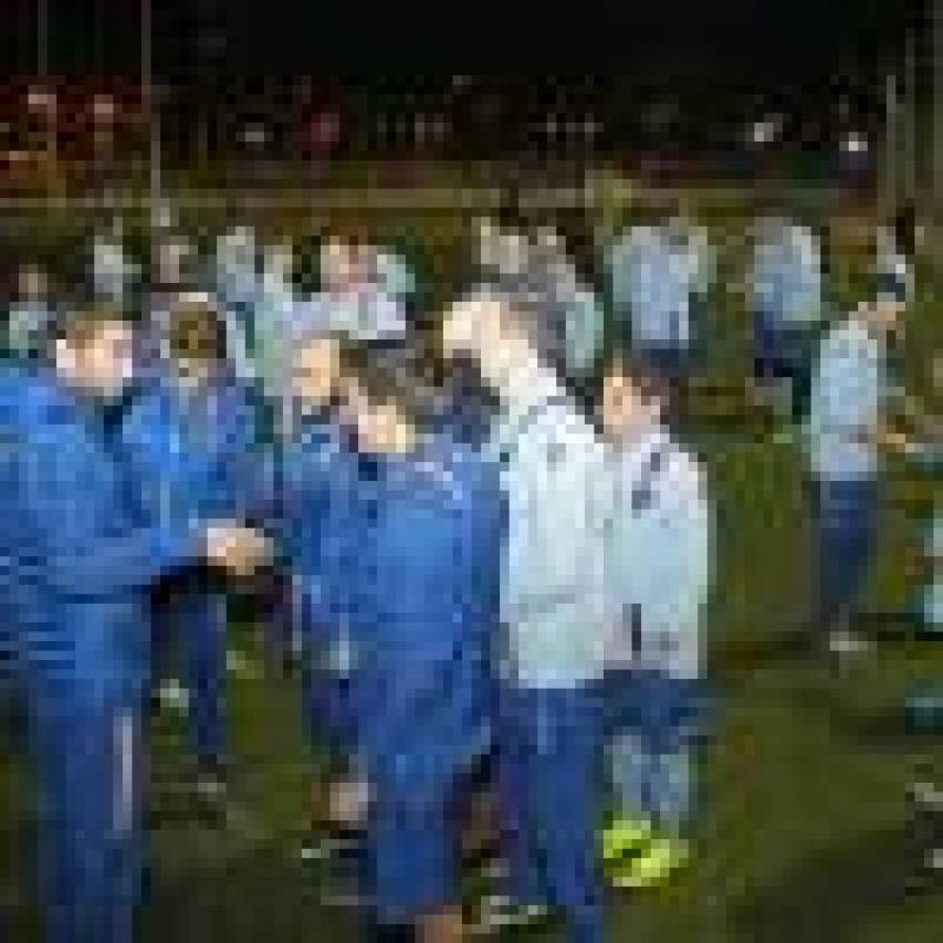 Pablo Andújar y Javier Martínez disfrutan de un entrenamiento muy especial con Levante UD EDI