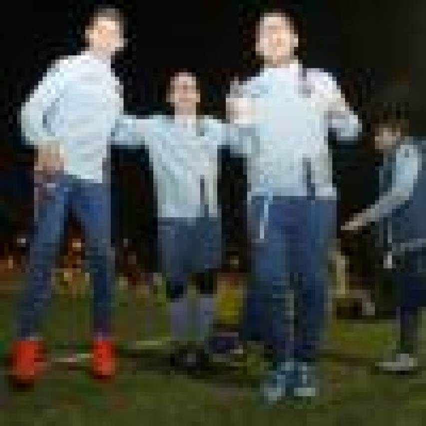 Pablo Andújar y Javier Martínez disfrutan de un entrenamiento muy especial con Levante UD EDI