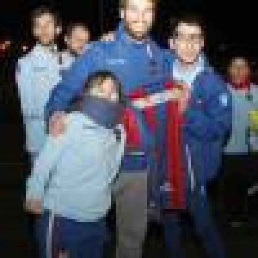 Pablo Andújar y Javier Martínez disfrutan de un entrenamiento muy especial con Levante UD EDI