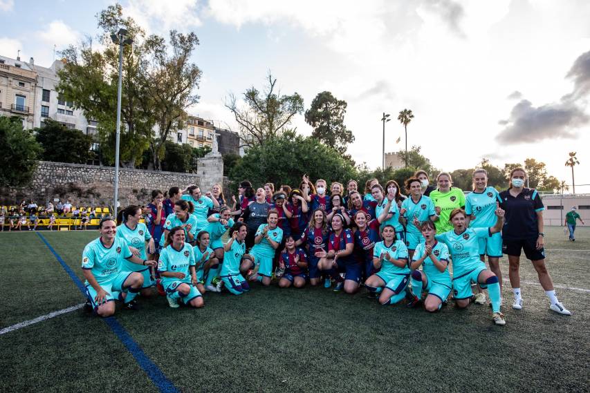 Galeria: les millors imatges de l¡exhibició per la inclusió i la igualtat per la València Cup Girls